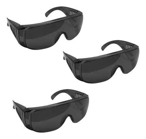 LENTE PROTEC C/TAPA CARA NEGRO